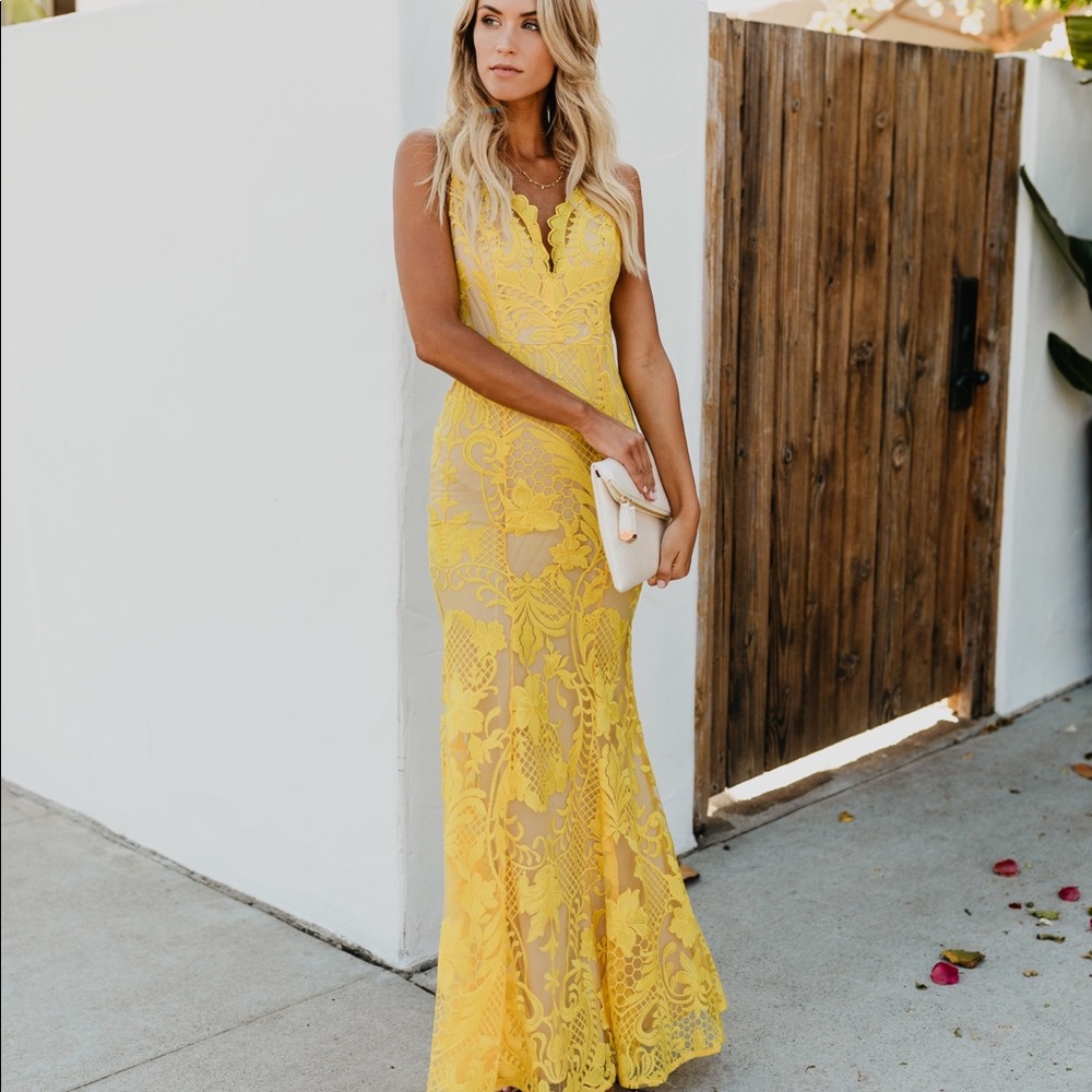 Yellow Prom Dress